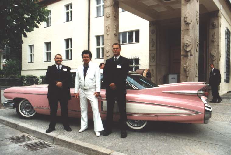 Jonny Winters mit Security