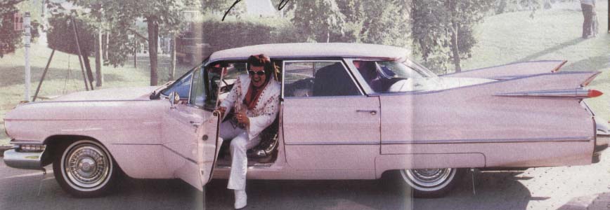 Jonny Winters mit Cadillac